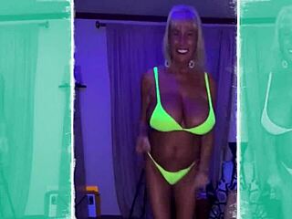 64-year-old granny tries on bikini outfits for haul