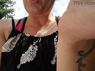 Nicoletta Squirts Wildly in Her Dreamy Garden Solo