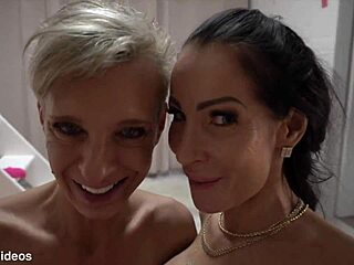 two milfs sharing my cum in hardcore scene full video