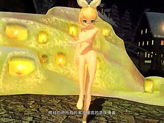 kagamine rin in snowman project diva nude mod