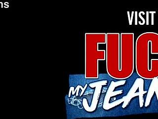 Asshole in denims splits during anal, but it's just a casual chat.