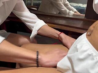 डैम! डॉक्टर व्हीलचेयर पेशेंट को एनल कंसल्ट में बांग करता है!