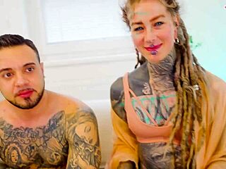 Tattooed Pornstar Performs Sloppy Deepthroat, Anal, And Ass To Mouth With Gaping Finish.