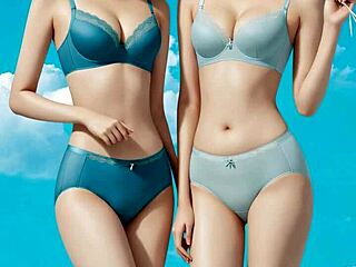 Sweet Asians In Lingerie With Panties And Barefoot Feet