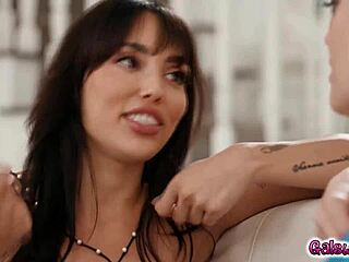 Roommates Charlotte Stokely And Vanessa Sky Have Hot Lesbian Sex