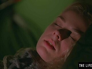 I watched this stunning blonde sweat as she fingered her wet pussy to a powerful orgasm