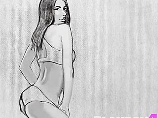 Big natural tits milf exposing hot body?