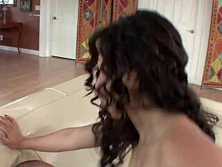 sexy college cumslut sucks and fucks old sugar daddy, letting him cover her in jizz