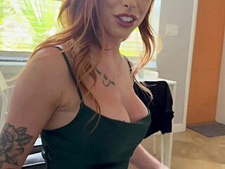 Busty Stepmom Jessica Aaren Feels Cheered Up With Cum On Tits