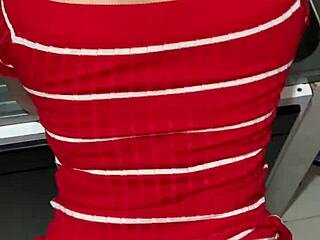 My stepmother excites me in kitchen to fuck her big ass