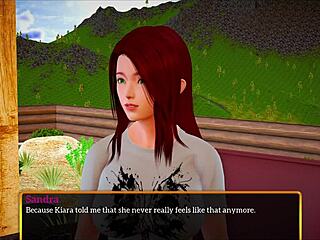 playing a homemade game with my new family