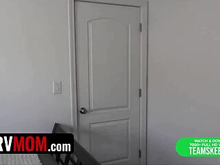 horny milf stepmom seduces her horny stepson with blowjob and anal