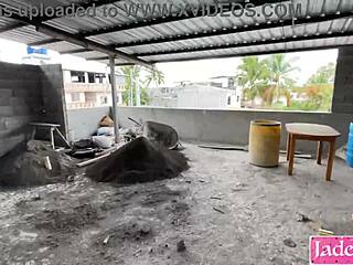 Horny couple fucks on site