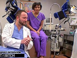 jackie banes gets caught and face-fucked hard! 😱