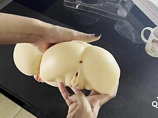 testing out this sex doll backstage in sao paulo