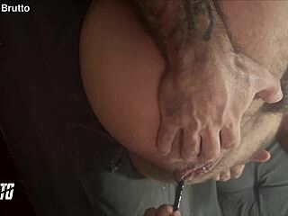 Anal Beads Stretching with Toys