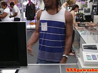 Pawnshop Amateur Sucks Cock Doggystyle