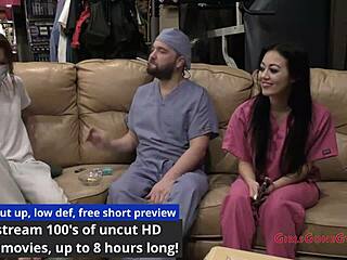 blaise celestes yearly physical with pierced nipples and gloves