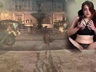 Sexy Bimbo In Pigtails And Stockings Plays Bayonetta Episode 5 With Intense Lovense Action!