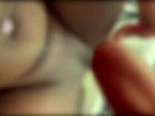 Latina wife takes cum in her ass during interview, cuckold husband cums in her pussy as cum drills out.