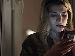 sam frost helps skinny teen 18+ reach a strong squirting orgasm in doggystyle with cum in mouth.