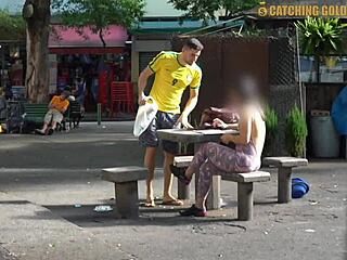 Brazilian Teen 18+ Picked Up, Gets Ass and Pussy Destroyed in Doggystyle at Home