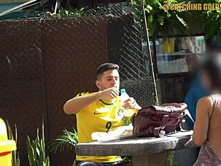 Brazilian Teen 18+ Picked Up, Gets Ass and Pussy Destroyed in Doggystyle at Home