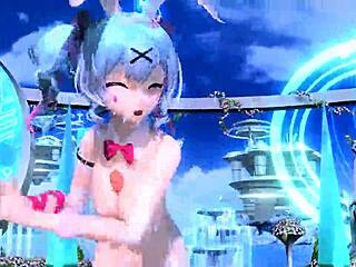 Hatsune miku nude mod rabbit hole costume play