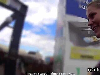 Adorable Czech Girl TEASED in Supermarket and RODE in POV