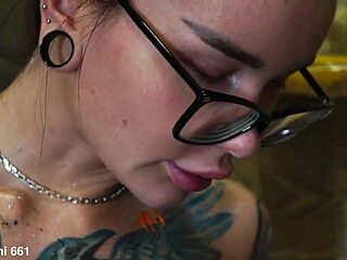 eva gold unleashes erotic body paint show