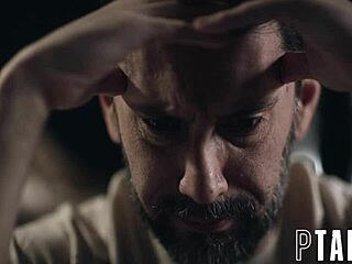 Jane Doe and Ricky Greenwood spotlight with Tommy Ashley Lane in petite shemale POV creampie hardcore action