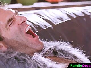 step dad and stepdaughter cheated on stepmom during last halloween with costumes and pigtails