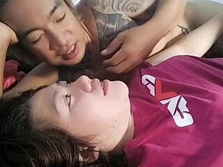 boyfriend RIPS clothes for REAL HARD FUCK, wet swollen pussy SQUIRTS in homemade action