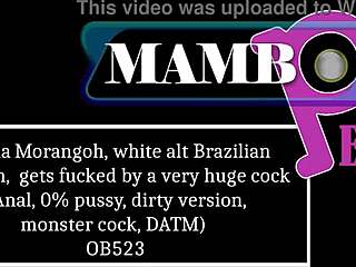 maria morangoh white alt brazilian nymph takes huge cock deep in anal dirty talk action
