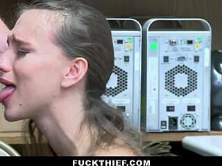 Teen Caught Stealing Goods From Adult Section Of The Store - Fuckthief