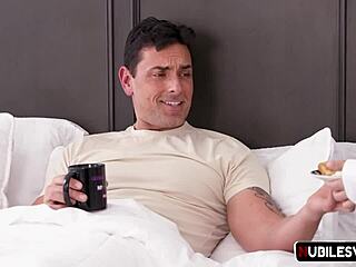 Little princess hints at shy deepthroat creampie with daddy on fathers day