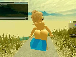 99 Roblox Porn Blonde Blowjob and Wet Assfucking Doggystyle