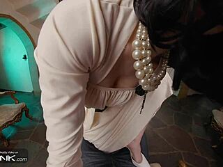 vr conk has busty brunette lady dimitrescu fucking and masturbating in resident evil village cosplay parody part 3.