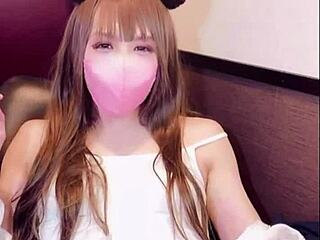 【個撮】女装がイタズラ電話をした後にオナニーする動画 With Cute Asian Shemale Anal Assfucking Crossdressing Japanese Ladyboy Masturbation