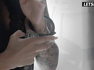 hot czech babes in stockings enjoy steamy lesbian licking and fingering in early morning erotic session 😘