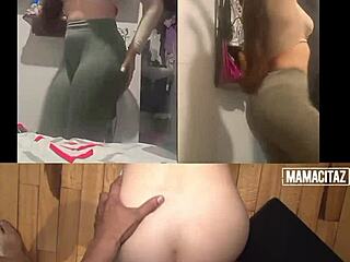 this cute colombian nicole medallo gets fucked doggystyle and swallows cum