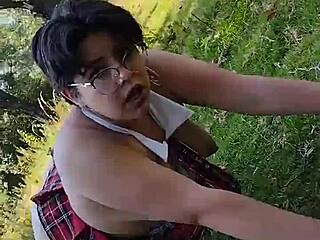 Wherever I go I enjoy masturbating outdoors.