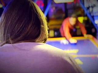 They were just betting on video games casually. But it quickly turned into intense anal sex with creampie and domination in the bedroom.