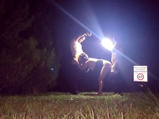 Amateur Brazilian Wife Flashes And Gets Rough Fucked By Fans In Public Street Orgy