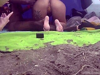 Helena Price, I filmed exhibitionist wife Stefanie Mafra interracial fucking on Caribbean nude beach while voyeurs watch.