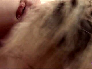 I love how these very cute girls with nice tits start licking and fingering each other in the shower