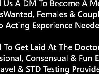 Can Curly Short Hair Latina Patient Sandra Chappelle Handle Fetish Gloves in Backstage Spreading?