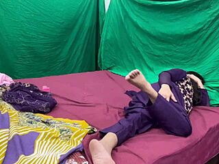 The 9 months pregnant wife got fucked hard by her husband in their bedroom. She moaned loudly during the intense homemade session.