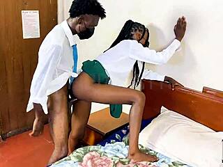 Quick Fuck After School With Rough Doggystyle Action!