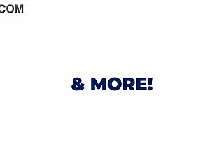 Blonde student with blue eyes and chubby curves gets first-time creampie from teacher in homemade lingerie and pantyhose fetish session.